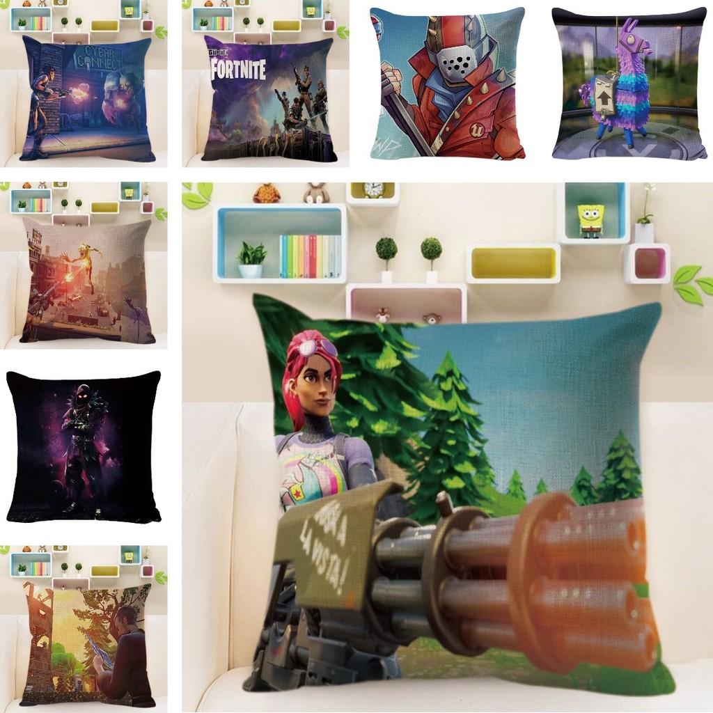 Pillow Case Game Cover Living Room Decoration Christmas Halloween Linen