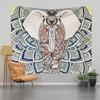 Boho Elephant Mandala Tapestry?- Indian Wall Art Decor for Living Room Bedroom