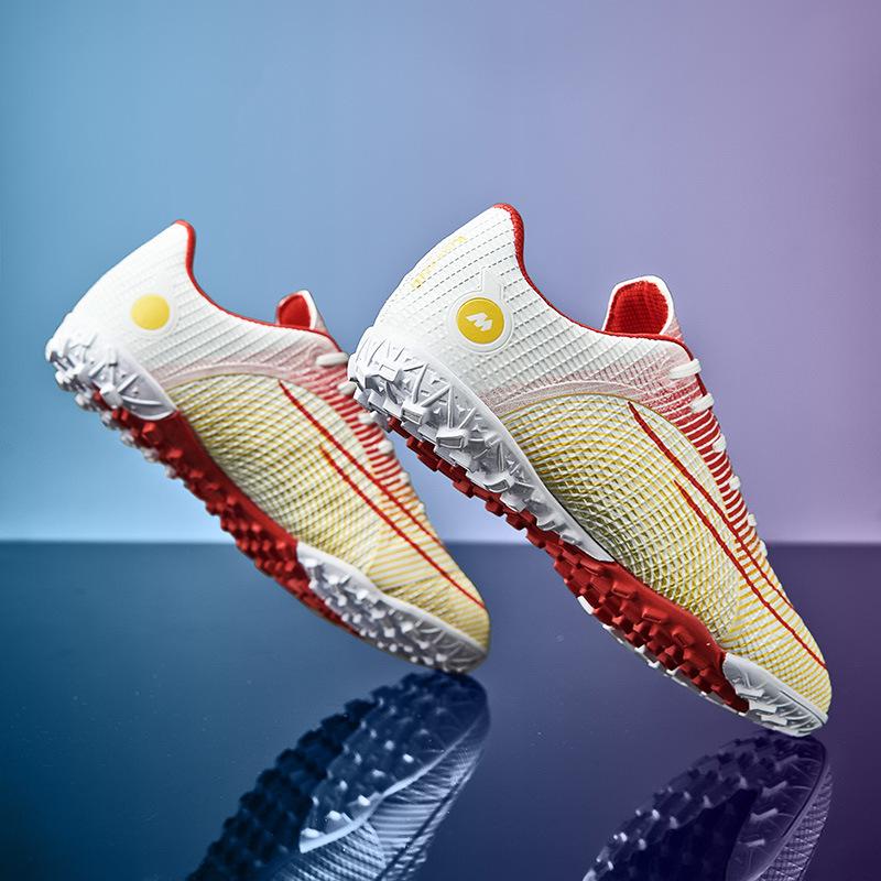 Foreign trade low-top football shoes men's and women's AG long nails TF broken nails artificial grass training shoes for primary and secondary school