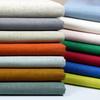 100x135cm Ramie Baumwolle Bambus Abschnitt Stoff Frühling Herbst Sommer Einfarbige Retro Scheibenknopf Oberteil Hosen Set Stoff