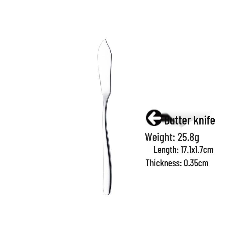 Stainless Steel Cutlery Set: Knife, Fork & Spoon - High-Grade Tableware for Hotels