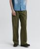 MAGOODGAN Patro 4814 Linen-Like Double-Pleat Wide-Fit Khaki Pants