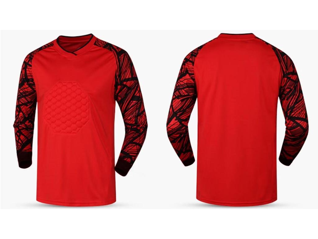 Goalkeeper Long Sleeve Padded Jersey Set - Anti-Fall, Anti-Collision Football Uniform