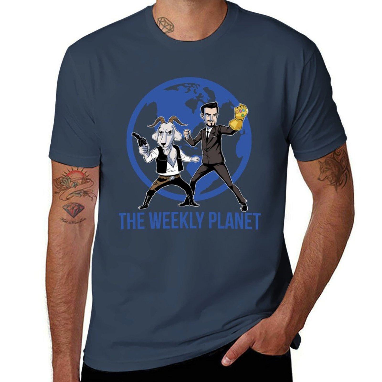 The Weekly Planet T-Shirt-2400 T-Shirt t shirts for man graphic tees man graphic t shirt man t shirt graphic T-Shirt S