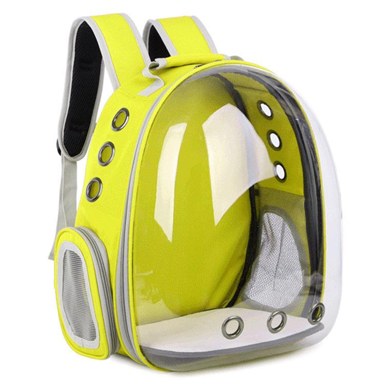 Portable Transparent Cat Backpack: Breathable, Spacious Double-Shoulder Pet Carrier