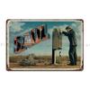 Better Call Saul Postcard Design Metal Sign Classic Club Wall Decor Design Wall Decor Tin Sign Poster