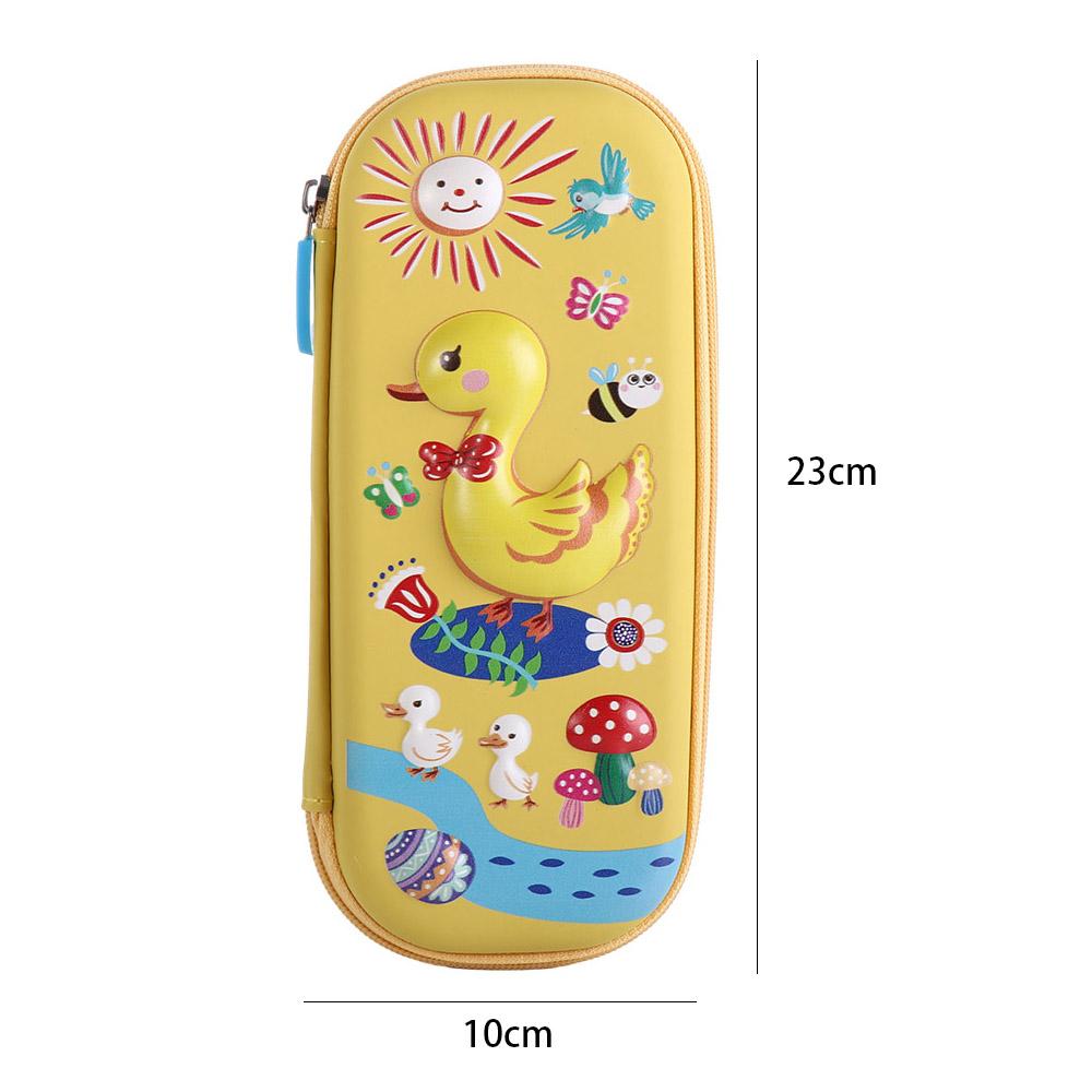 Supplies Student Pencil Box Large Capacity EVA Pencil Case Pen Bags Stationery Bag 3D Pencil Bags