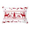 Christmas Cushion Cover Red Pillowcase Sofa Decoration Pillow Home Decor