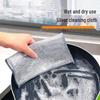 High-Quality Silver Thread Dishcloth: Soft, Durable, Non-Stick, and Tough Dishwashing Cloth with Steel Wire and Polyester Blend.