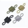 10 Pcs Tactical Gear Holder Clip Molle Webbing Retainer Elastic Binding Ribbon Buckle for Tactical Vests Backpacks