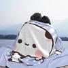 Bubu Dudu Going To Sleep Blanket Flannel All Season Panda and Bear Portable Soft Throw Blanket for Bedding Bedroom Quilt