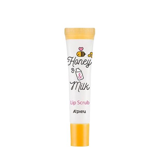 

A pieu Lip Scrub Honey & Milk – Exfoliating & Moisturizing Lip Care 8ml