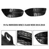 2PCS Front Fog Light Cover Fit MERCEDES BENZ C-CLASS W205 2015-2018 Base Sedan