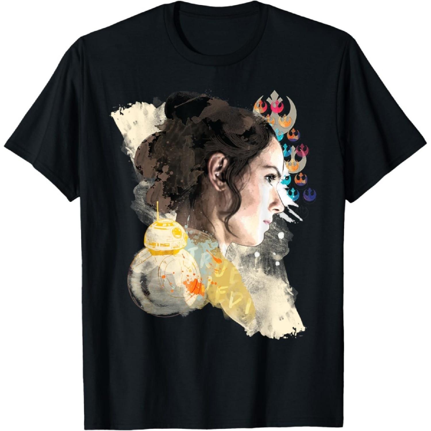 Футболка со Star Wars The Rise of Skywalker Rey Collage S чёрный