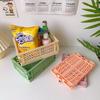 Caja plegable de plástico, caja de almacenamiento plegable, cesta, contenedor de cosméticos de utilidad, soporte de escritorio, uso doméstico, caja de almacenamiento de escritorio escolar