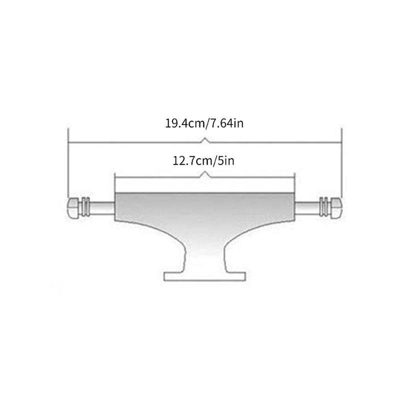 Beginner Friendly Skateboard Aluminum Universals Longboards Skate Board Brackets Skateboard Hardware Accessory