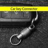 Titanium Alloy Keychain Outdoors EDC Tool Double Headed Quick Pull Buckle Removable Portable Mountaineering Buckle