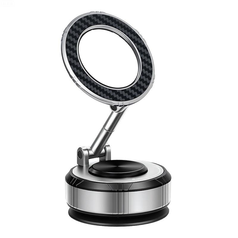 Magnetic Vacuum Suction Phone Stand: Car Interior Holder for Navigation