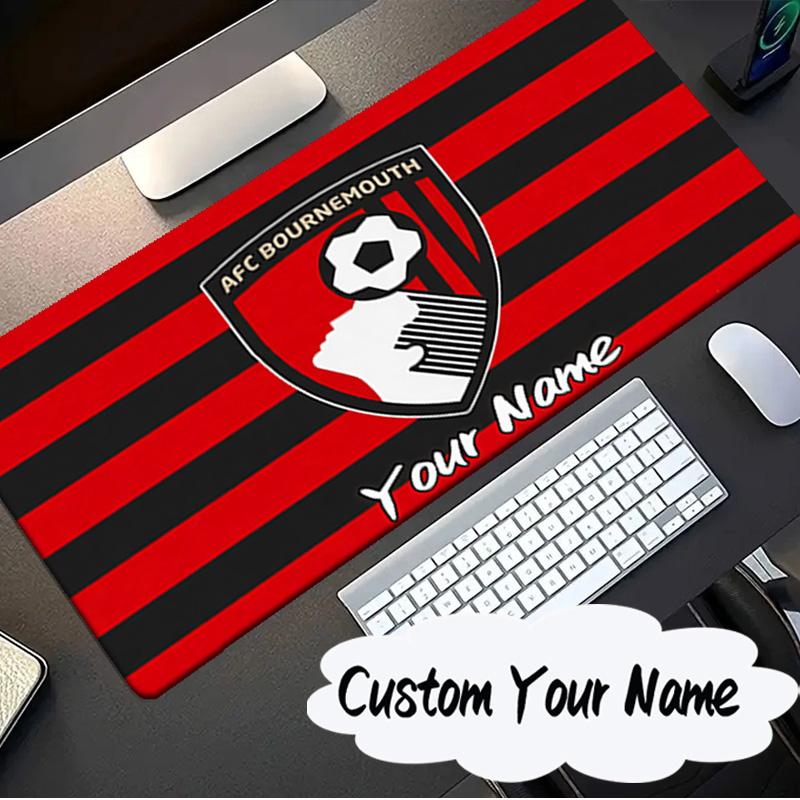 Custom Name Mouse pad Afc Bournemouth Crest Mouse pad, Gaming Mouse Pad, keyboard pad, Desk Decor for computer notebook Fan Birthday Gift
