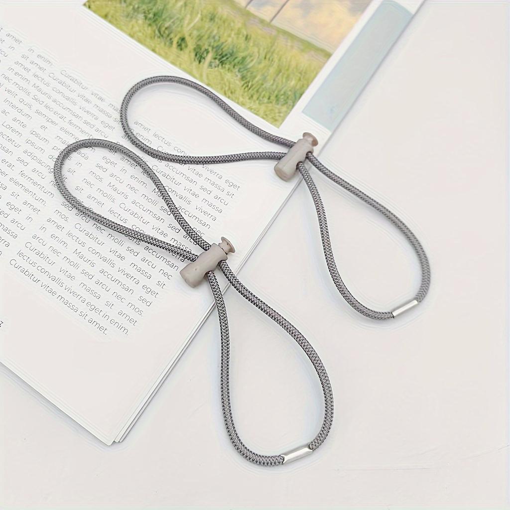 2 ks Měkké Nastavitelné Elastické Sportovní Pásky Jednoduchý Styl Gumička do Vlasů Elastický Držák na Ohon Gumičky do Vlasů Vlasové Doplňky