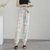 Demana Chinese Ink Impression Summer Flowy Pants