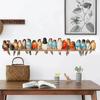 Creative Colored Bird Wall Stickers Living Room Sofa Background Decoration Wallpaper for Home Decor Kids Room Art Decals Sticker