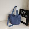 Canvas bag Lazy wind messenger bag Summer new large-capacity bag Women's shoulder tote bag
