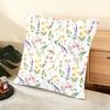 Boho Wildflowers Pattern Cushion Cover Soft Short Plush Pillow Cover Smooth Cozy Texture Aesthetic Cushion Case Home Decor