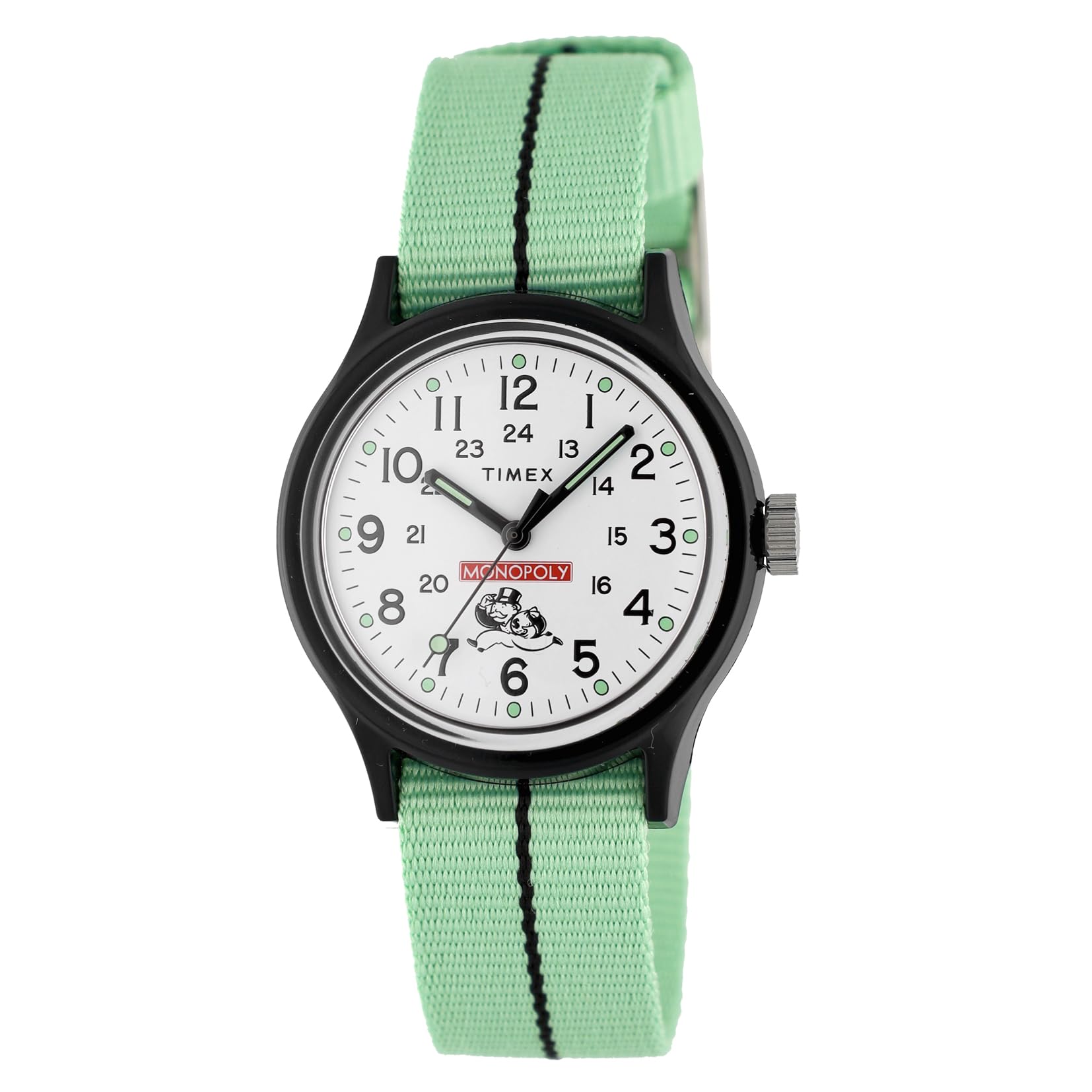 

Timex x Monopoly 3 АТМ Водонепроницаемые Белые Унисекс [TIMEX] Часы, Кварцевые, Прочные, Пластик, Циферблат, TW2Y47100, [Оригинал] белый