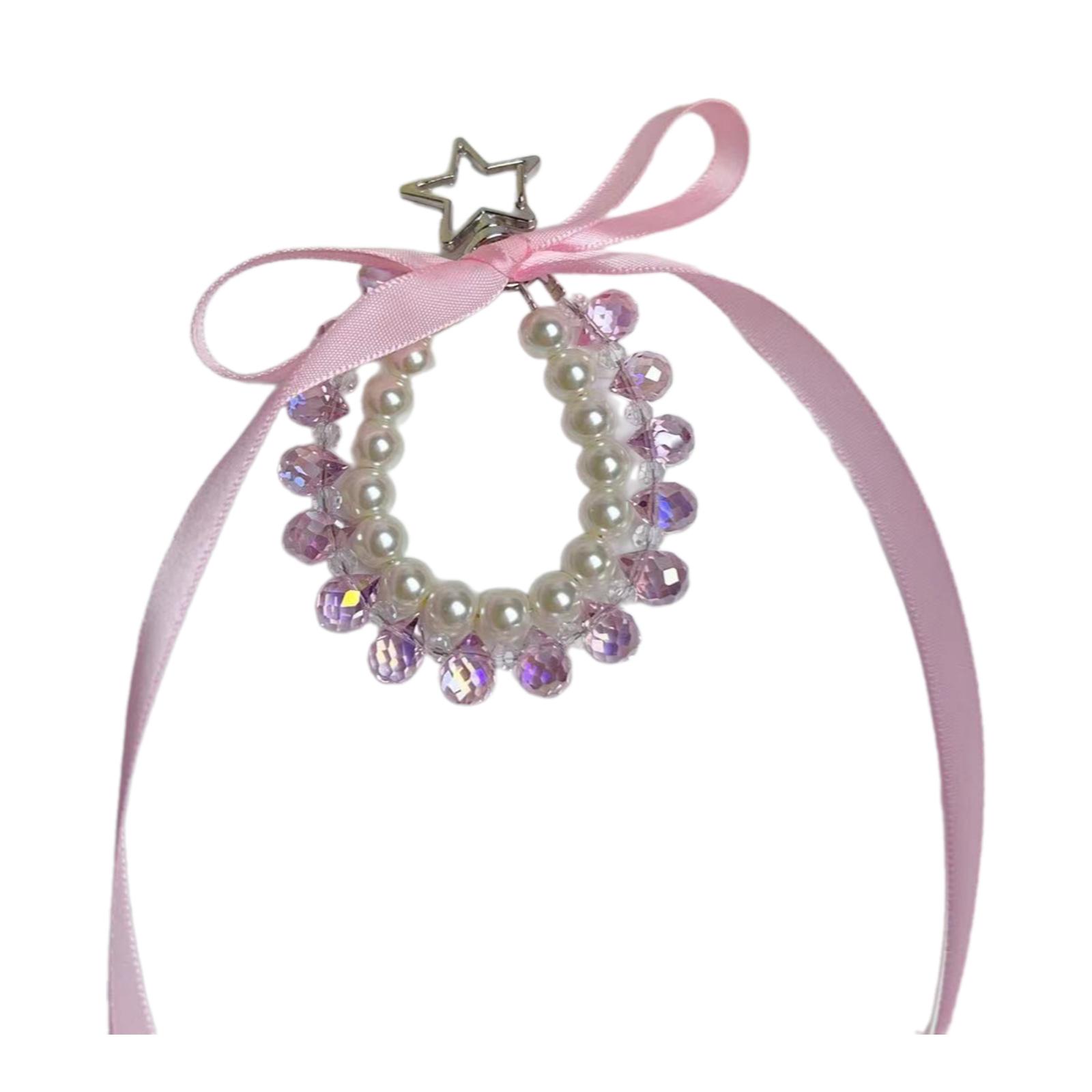 

Многофункциональный брелок из бисера, кулон, стильная сумка, Очаровательная сумка с бантом из бисера, кулон, стильное украшение для ключей на каждый день