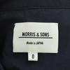MORRIS & SONS Made In Japan Long Sleeve Shirt Dress Navy Women Used