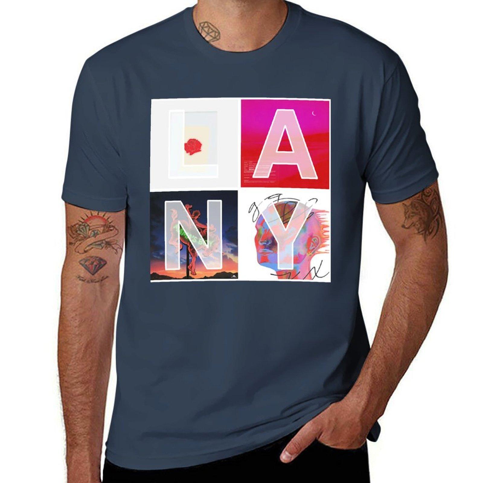 LANY album mosaic Classic Classic T Shirt TShirt Plus Size Short Sleeve TShirt S