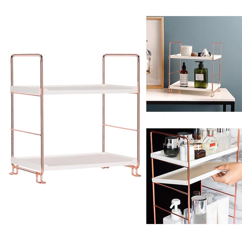 Rack 2-Tier Spice , Metal Bathroom Bottles