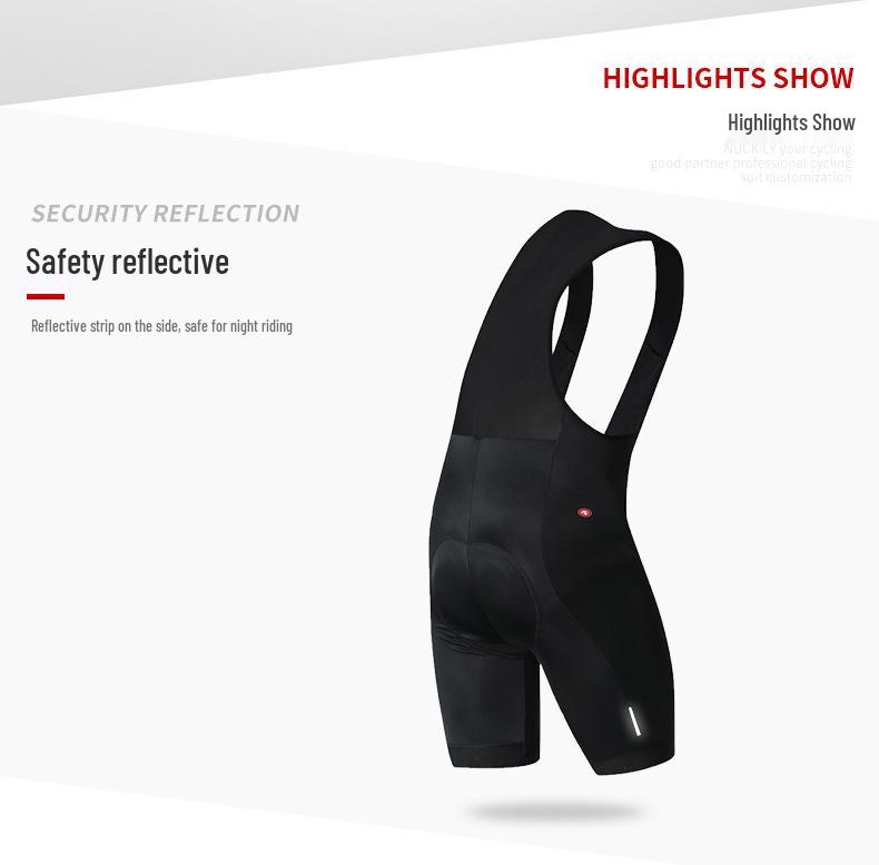 Nuckily Men's Moisture-Wicking Quick-Dry Cycling Bibs - Breathable, Sweat-Wicking Short Sleeve Outdoor Overalls