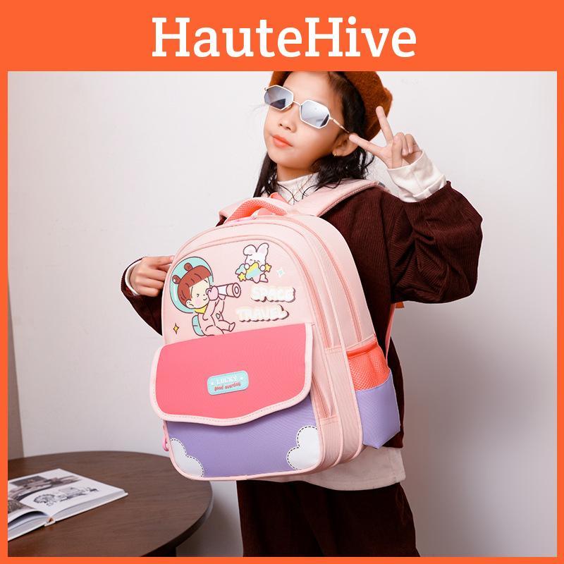Charming Cartoon Backpack For Kindergarten Kids With Padded Shoulder Straps And Fun Design