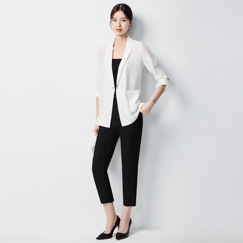 ROMON Women s Business Casual Blazer L