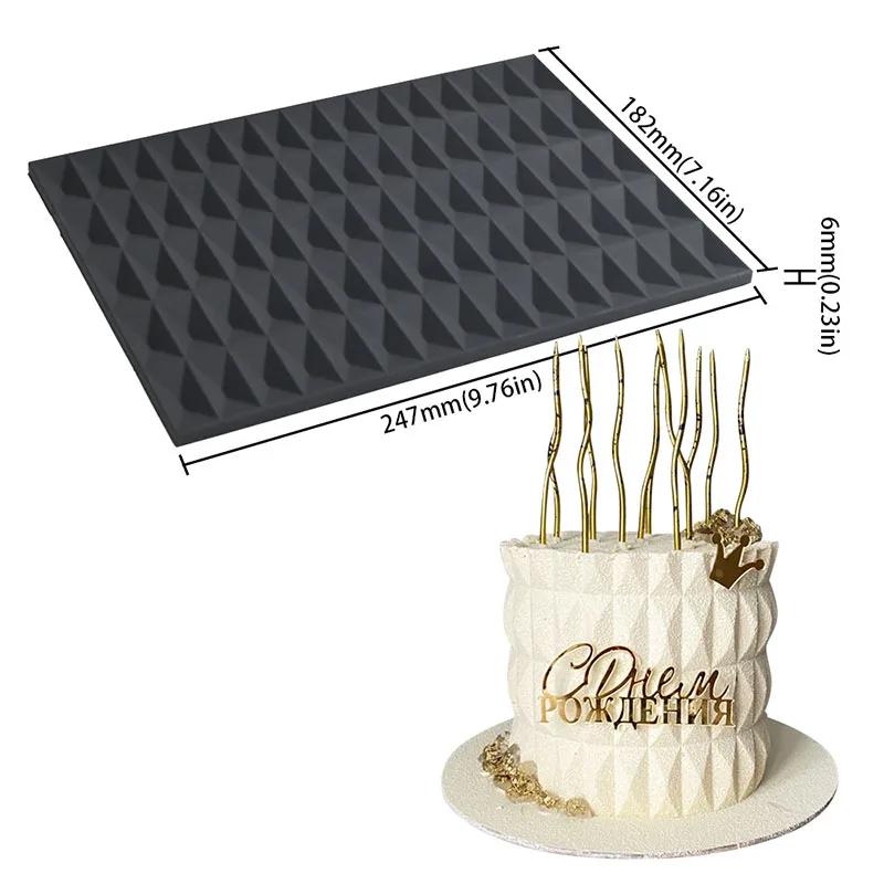 Stampi in Silicone Tronchetto di Natale per Cottura Fondant Mousse Dessert Cioccolato Morbido Decorazioni Pasticceria Strumento
