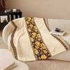 Nap Blanket for Air-Conditioned Rooms, Lightweight Flannel Throw Blanket, Double-Sided Soft Anti-Static Cozy Shawl for Home Office Travel Dorm