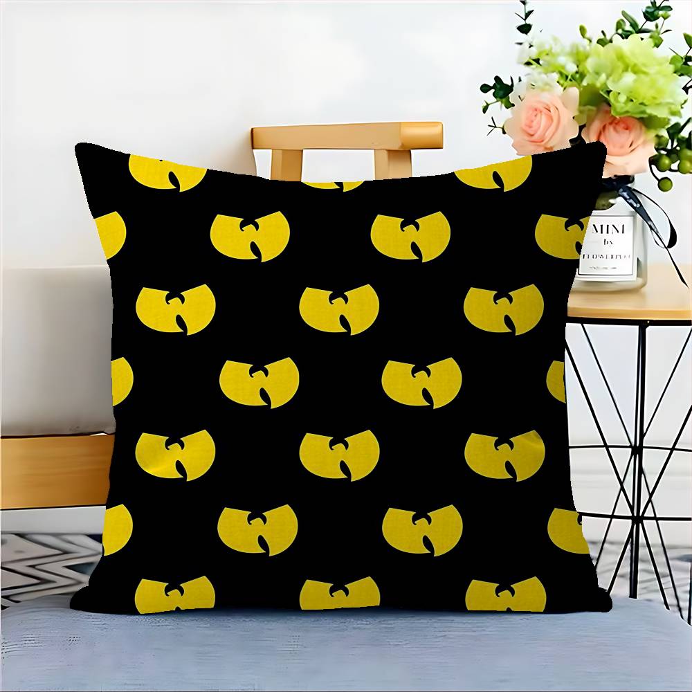 WU-T--TANGs CLANs Band Cushion Cover Pillowcase Upholstery Sofa Throw Pillow Home Decor Pillowcas