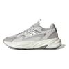 adidas Ozwave Cloudfoam Shoes Comfortable Thick Sole Versatile Shock Absorption Non-Slip Low-Top Casual Shoes Unisex Shoes Silver White IF9692
