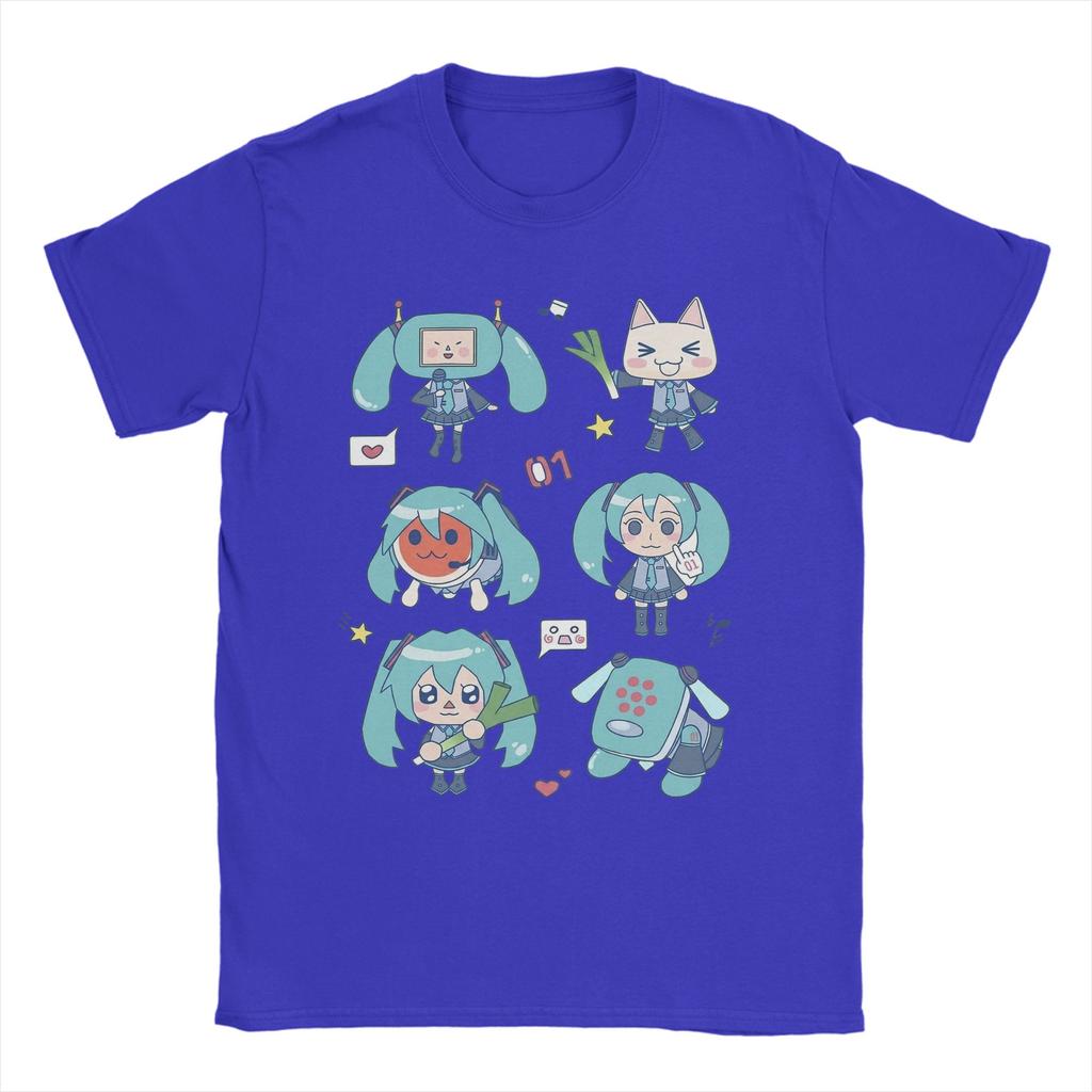 Hatsunes Mikus Special 6 T Shirt for Men 100 Cotton Fun TShirts Crewneck  Tees Short Sleeve Tops New Arrival