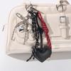 New Cute Heart Shape Bag Pendant Nylon Woven Rope Handbag Backpack Bag Pendant Bag Parts Accessories