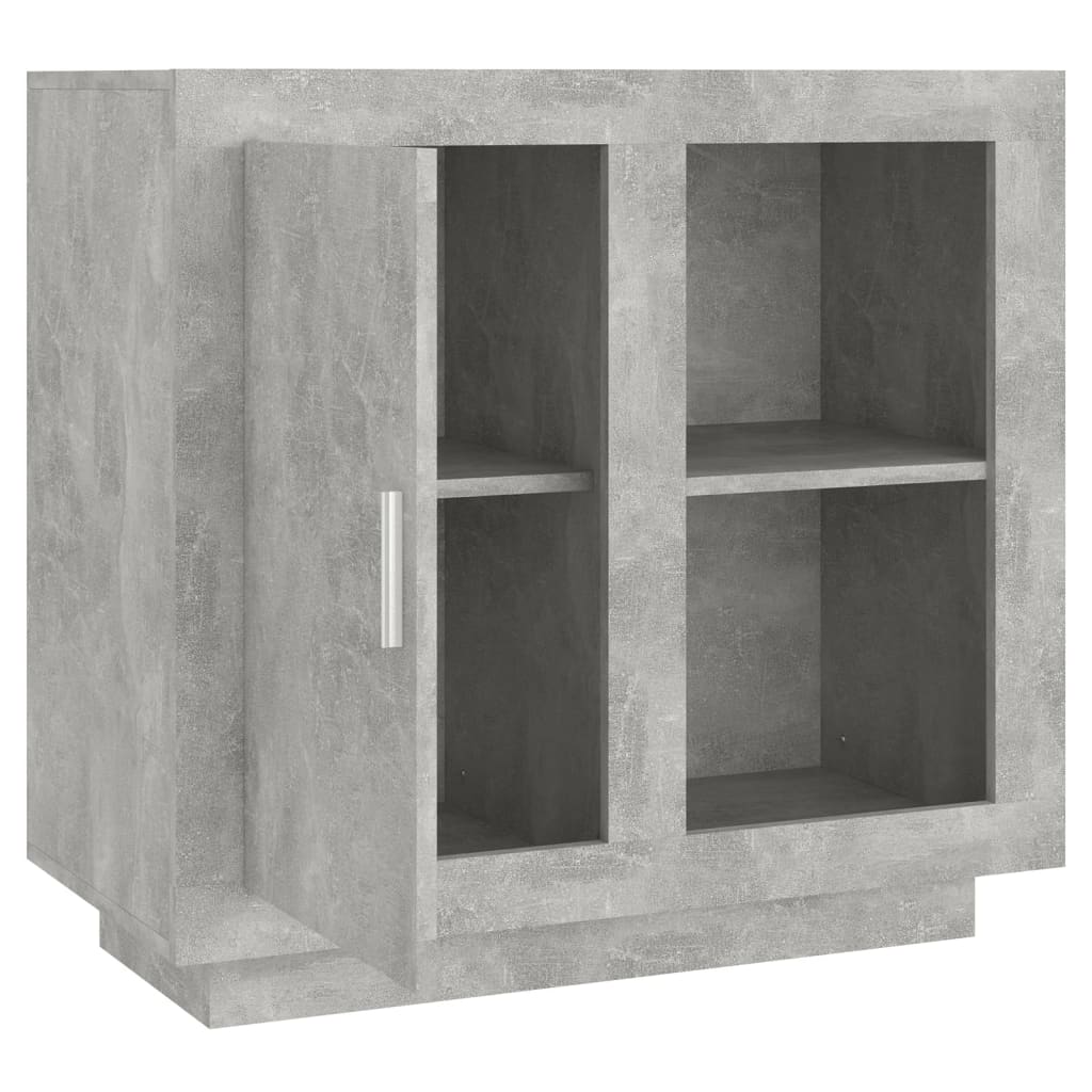 Vidaxl Szafka, Szarość Betonu, 80X40X75 Cm