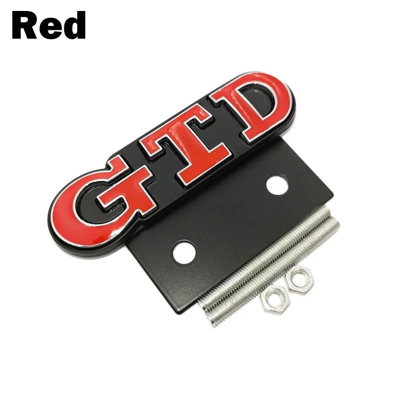 VW Polo Golf 4 5 1pcs Car 3D Metal GTD Decals Head Grill Emblem Rear Badge For VW VOLKSWAGEN Golf 2 4 5 6 7 8 R MK4 MK5 MK6 MK7 Styling Sticker