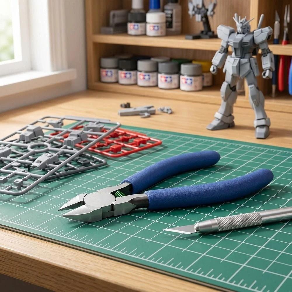 Ultra-thin Single-edge Gate Cutter Industrial-grade Non-slip Grip Model Assembly Tools Anti-slip Durable Industrial-grade Pliers