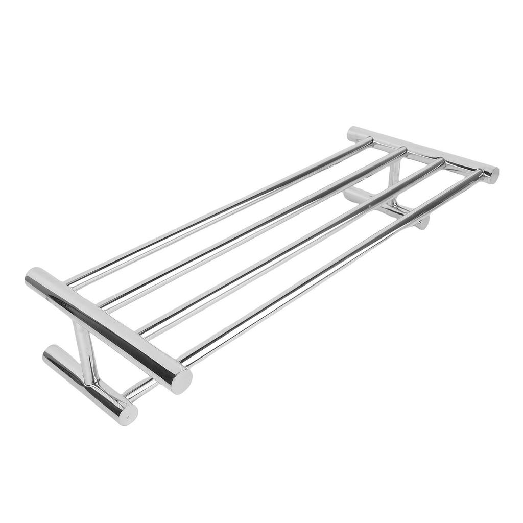 Towel Rack Stainless Steel Wall Mounted Towel Holder Space Saving Towel Hanger Bath Towel Shelf for Bathroom