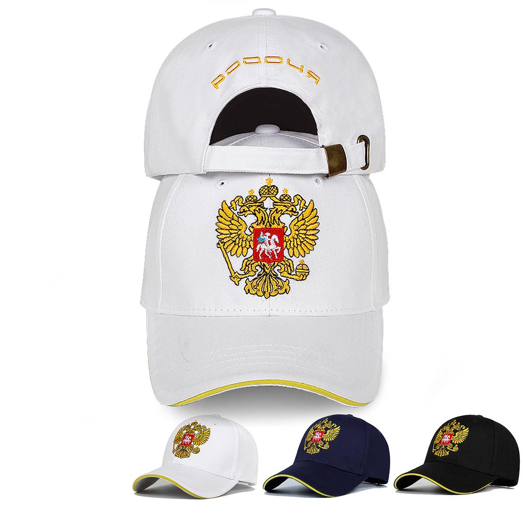 Unisex Russia Embroidery Baseball Caps Spring And Autumn Outdoor Adjustable Casual Hats Hip Hop Hat Sunscreen Hat