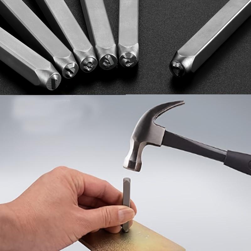 1pc Metal Stamping Tool Set (1/8") 3mm, Steel Number And Letter Punch Set, For Jewelry Making Pendant Stamping Tools