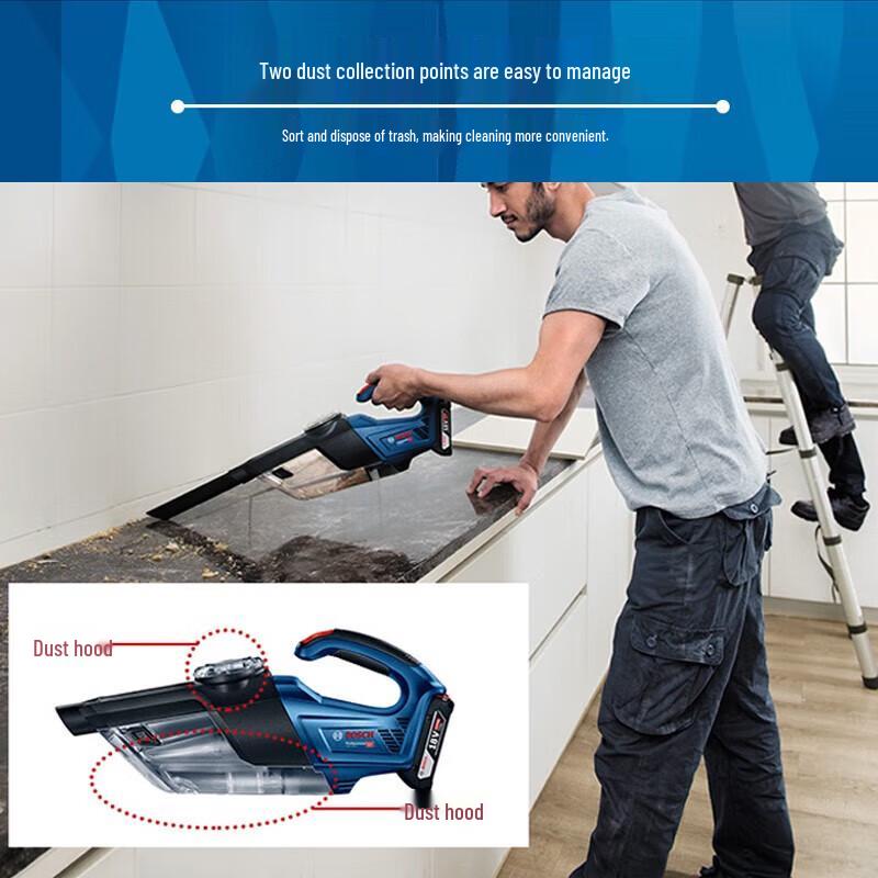 BOSCH GAS18V-1 Cordless Portable Handheld Vacuum Cleaner CN plug (adapter included)