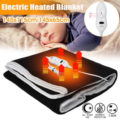 60W Electric Heated Blanket Bedroom Soft Safty Blankets Warm Heater Thermostat Electric Mattres